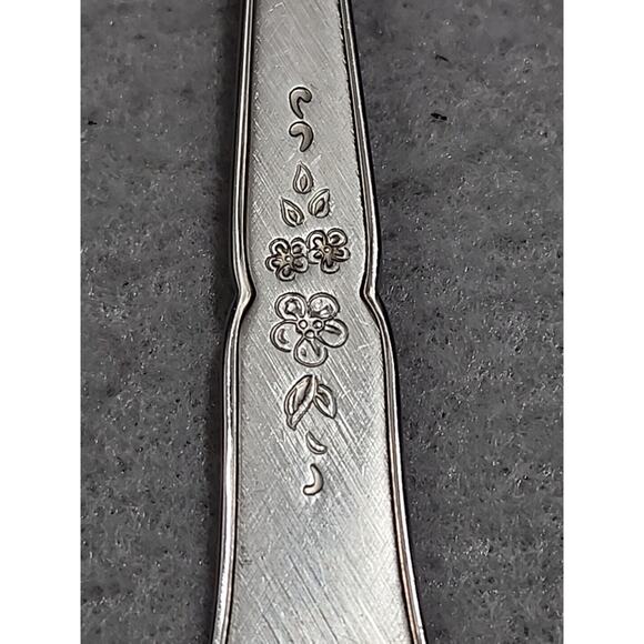 Oneida ASHMORE Cold Meat Serving Fork Burnished & Glossy Stainless Silverware - Picture 2 of 5